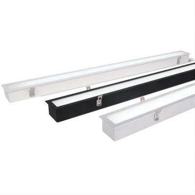 China De montaje en el techo de aluminio linear ahuecado de encargo de la luz de tira del LED 440lm en venta