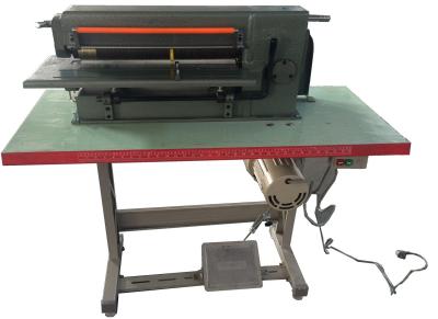 China foot touch operation 14 inch foam/leather strap cutter machine for sale