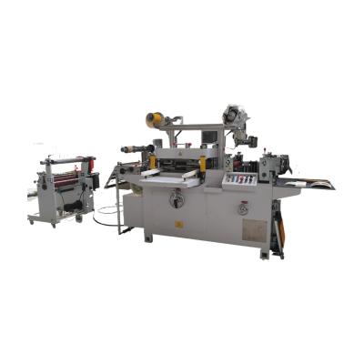 China Mylar and Diffuser flatbed Die Cutting Machine with Laminating & Sheeting Function fabric die cutting machine for sale