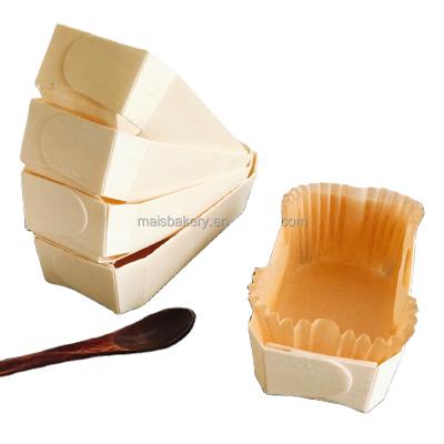 China Disposable Biodegradable Toast Basket Box Toast Box Bread Pan Bread Box Toast Box Baking Tray Wooden Baking Tray Bakery Oven Baking Molds for sale