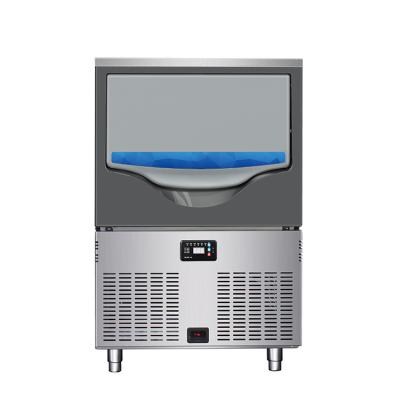 China 105KG 210Pound Air Cooling Commercial Small Capacity Flake Ice Maker Making Machine Maker Videos With International Brand Compressor for sale