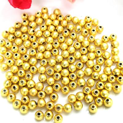 China CLASSIC jewelry diy hand beaded solid color-preserving beaded loose beads gold-stuffed small beads accessories 14k gold AP252 for sale