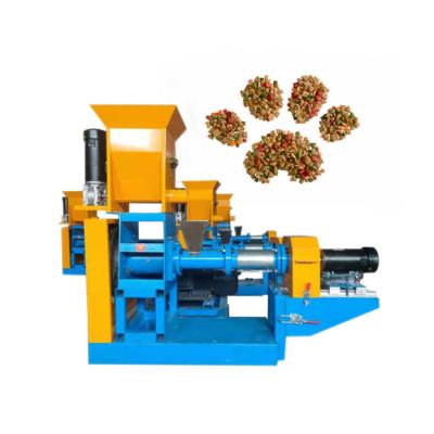 China Best factory price cattle feed machine fish feed pellet machine dog feed floating expelling machine workshop repair machine for sale