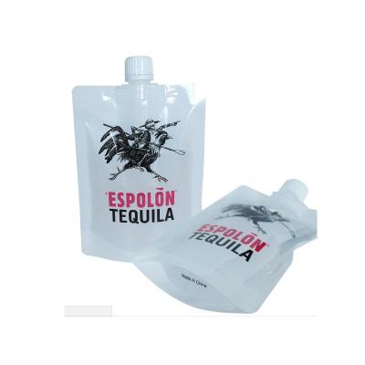 China Beverage Maker Custom Laminated Mylar Smell Proof Bag Liquid Packaging Pouch With Spout for sale