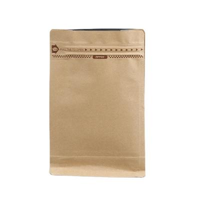 China Custom Printed High Barrier Aluminum Foil Packaging Bags Flat Bottom Ziplock Standup Pouch For Coffee Packaging for sale