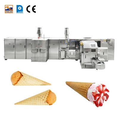 China food & Beverage factory commercial cone maker machine snow cone machine waffle cone making machine for sale