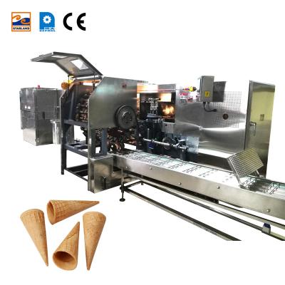 China food & Beverage Factory Cone Roller Wafer Cone Machines Porcelain Ice Cream Cone Sleeve Machine for sale