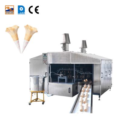 China food & Beverage Factory Automatic Wafer Production Machine Large Wafer Barrel Baking Production Line for sale