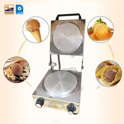 China Shops Commercial Stainless Steel Hand Oven Machine Small Cookie Ice Cream Cone Covering Baking Production Equipment for sale