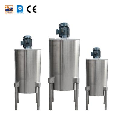 China food & Beverage Plant All Stainless Steel Drum Maker 304 Insulation Durable Quick Mixing Material Mixer for sale