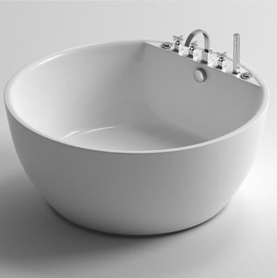 China Hot Foshan Factory Free Standing Acrylic Cheap Bathroom Bathtub Round Tub For Home Use for sale