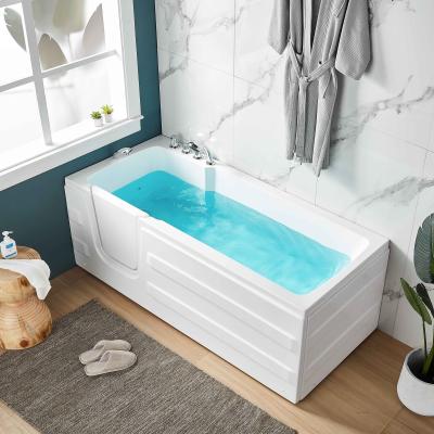 China Walk-inTub Q375 (L/R) Two Size Single Massage Style Walk In Tub For Handicap People for sale