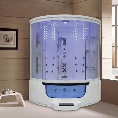 China Computer Control Panel WOMA New Arrival 2 Person Massage Hot Indoor Bathtub Portable Shower Bath Cabin Steam Bath For Sale for sale