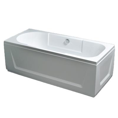 China cheap price portable soaking bathtubs bath tub acrylic double side skirt (left skirt) adult for sale