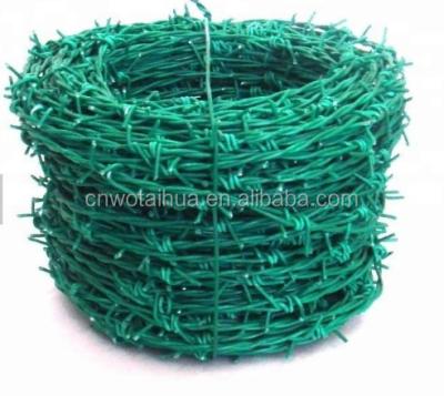 China Wholesale Iron Wire PVC Coated Barbed Wire Fence for sale