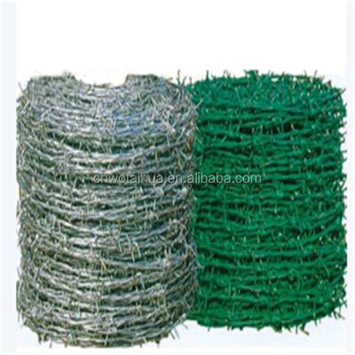 China Iron Wire 50KG/roll Hot Dip Galvanized Barbed Wire for sale