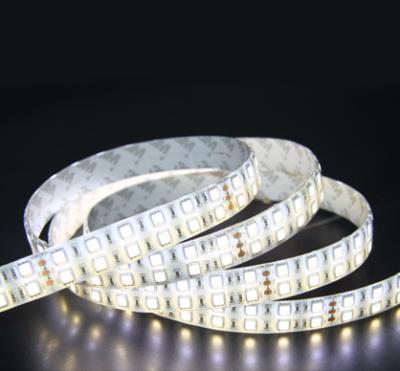 China Double Row Orange Green Led Flexible Strip Lighting 12v 120 LED / M 28.8W /  M for sale