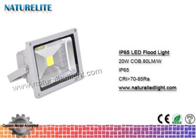 China IP65 Led Flood Light White , High Power Led Flood Lights Outdoor 20W  Corrosion Resistant  Silicone Gaskets for sale