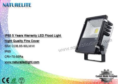 China IP65 50W  Led Flood Lights Replacement Thick Fins Cover No Glare 5 Years Warranty for sale