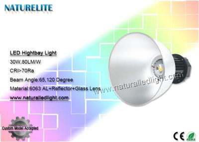 China Warm White 30W LED highbay light  65 / 120 Degree High Brightness for sale