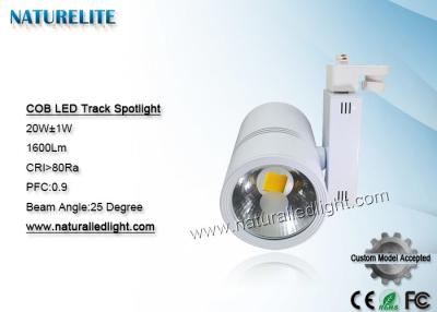 China Hotel  Led Track Spotlights 20W  Architectural Industrial Commercial 1600LM for sale