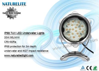 China 20W  36 Degree Led Underwater Swimming Lamp , Led Underwater Pool Light for sale