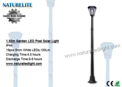 China IP44 Solar Led Lights ,  LED Post Garden Light 100LM 19 Pcs for sale