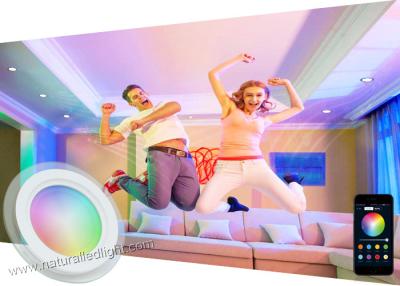 China Indoor Smart Ceiling Led Panel Lighting RGB 18W Decorative With Bluetooth Wifi APP for sale