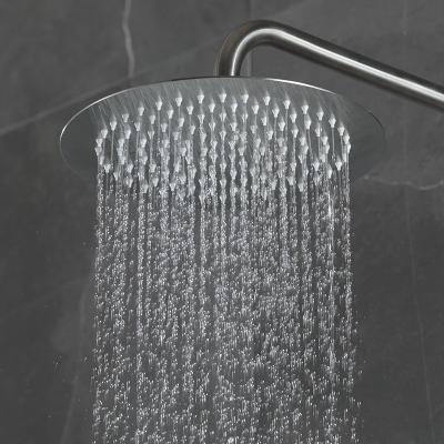 China With Single Hand Shower Sliding Bar Wall Hanging Shower Head Function Thermostatic Shower Mixer for sale