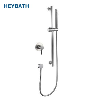 China With Slide Bar Bathroom Wash Single Handle Mixer Shower Thermostatic Rain Shower Mixer for sale