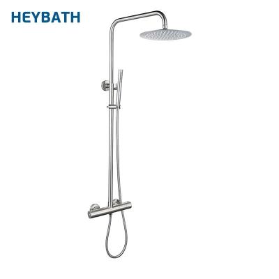 China With High Quality SUS304 Shower Head Shower Sliding Bar Bathroom Thermostatic Shower Mixer for sale