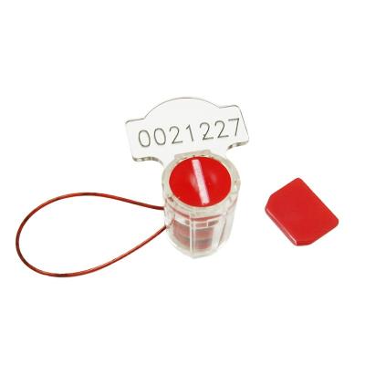 China Logistics High Security Tamper Electric Wire Security Meter Twisted Seal With Logo Numbers for sale