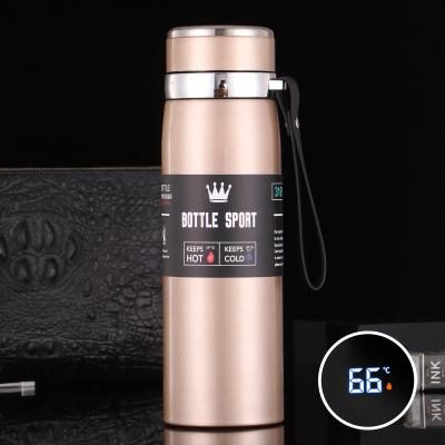 China PORTABLE New Arrive 600ML 800ml 1L Large Capacity 316 Stainless Steel Cup Smart LED Touch Screen for sale