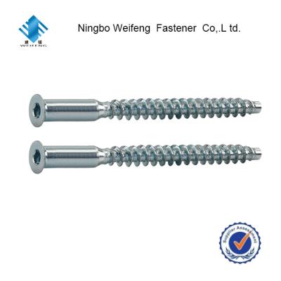 China Carbon Steel Confirmat Screw Furniture Screws And Bolts for sale