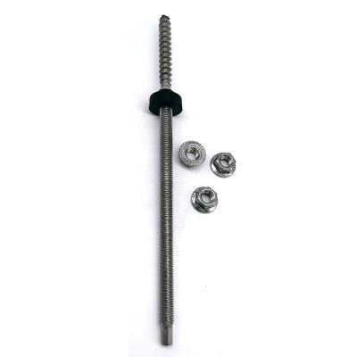 China SS316 Flat Roof Solar Mounting Double Threaded Screw for sale