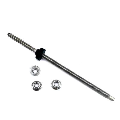 China SS316 Flat Roof Solar Mounting Double Threaded Screw for sale