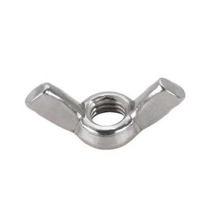 China Hot Sales Stainless Steel Various Size Formwork Self Color Bolt And Wing Nut for sale