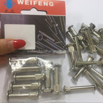 China Steel Kitchen Cabinet Screws / Connecting Bolts , Furniture Hardware for sale