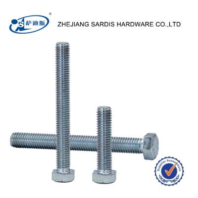 China Stainless Steel ASTM A193 B7 B7m Stud Bolt M32 Hex Head Bolt Nut for sale