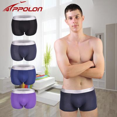 China Antibacterial hot sale products male underwear boxer shorts panties custom men's solid color cotton underwear for sale