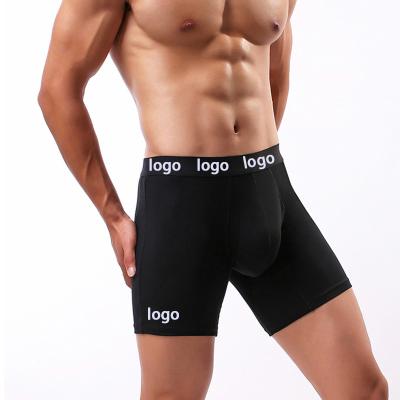 China Custom Breathable Antibacterial LOGO Underwear Men Plus Size Man Underwear Cotton Boxer Men's Underwear for sale