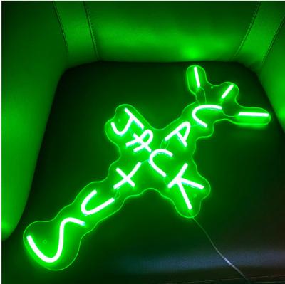 China Cactus Jack Neon Sign Light Sign Holiday Decoration Led Neon Lamp For Bedroom Cactus Jack Custom Led Neon Sign for sale