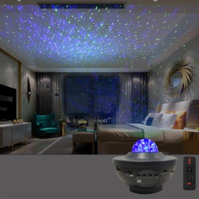 China Modern Colorful Star Head Lighting RGBW2*4W Laser Musical Night Sky Twinkle Star Projector Baby Star Music Atmosphere Light for sale