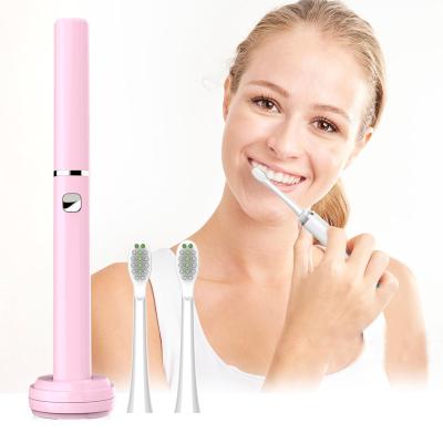 China Fashion Slim Travel Mini Case Deep Cleaning Rechargeable 5 Wireless Charger Electric Toothbrush Free Shipping Electric Toothbrush for sale