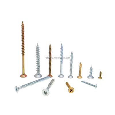 China DIN 7505 Countersunk Head Galvanized Flat Head Pozi Chipboard Torx Screws For Wood for sale