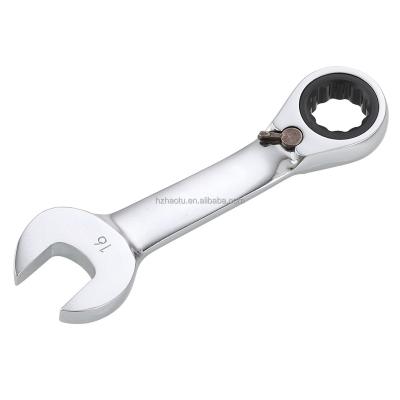 China CRV Tire Adjustment Ratchet Mini Short Handle Combination Wrench for sale