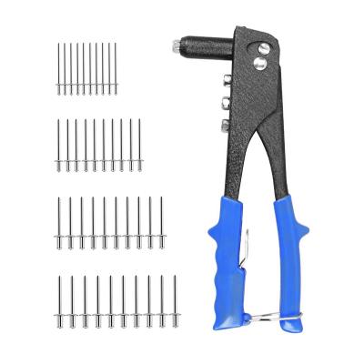 China High Quality 10 Inch Alloy Steel Metal Hot Selling DIY Tool Pop Rivet Gun Manual Blind Rivet Gun for sale