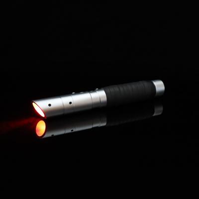 China Aluminum & PC POJISABER RGB Sensitive Swing Rechargeable Lightsaber Click To Button Switch Blade Color RGB 9 Color With Wrapping Strip for sale