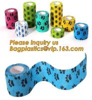 China Van katoenen Samenhangend Gemengd de Kleuren Zelfklevend elastisch verband Verbandsporten band, Polyurethaansporten onder de Band B van het omslagschuim Te koop