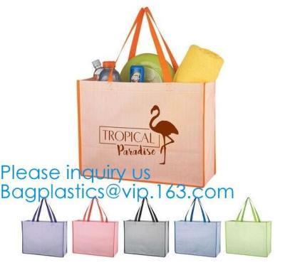 China Tote Bag no tejido, laminó la aduana no tejida Logo Non Woven Bag Big del bolso de compras de la tela no tejida de la moda del bolso no tejido en venta